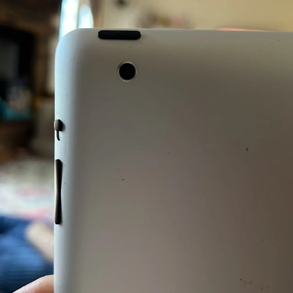 Vintage Apple Tablet with Sleek Design and Vibrant Display